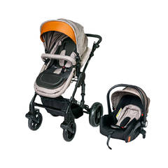 BABYONE TRAVEL SYSTEM MODULAR LAIKA COFFE NEGRO