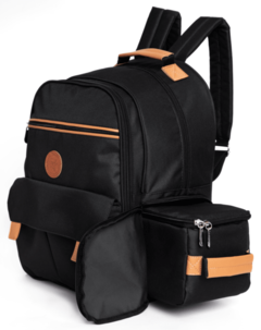 HAPPY LITTLE MOMENTS MOCHILA MATILDA NEGRA - comprar online