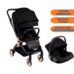 MEGA BABY TRAVEL SYSTEM BUMERAN BLACK - comprar online