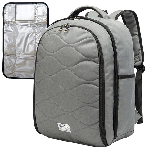 SOUTH PORT MOCHILA MATERNAL PRO CAMBIADOR GRIS MOCH099G