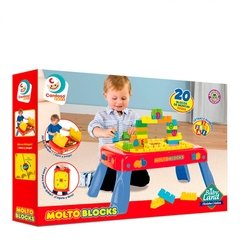 MOLTO MESITA CREATIVA 20 BLOQUES M8003 +12M - Childs Especialistas en Bebes