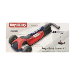 ROYAL BABY MONOPATÍN SCOOTER PLEGABLE AZUL ROJO RB-S1 64010163 en internet