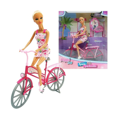 MUÑECA POPPI KIARA Y SU BICICLETA B111