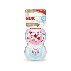 NUK SET DE 2 CHUPETES GENIUS COLOR TALLE 2 6-18 M NENA N0736243 - comprar online