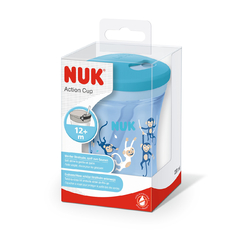 NUK VASO EVOLUTION ACTION CUP NUEVO VARIOS COLORES N0751136 X230ML +12M en internet