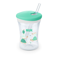 Imagen de NUK VASO EVOLUTION ACTION CUP NUEVO VARIOS COLORES N0751136 X230ML +12M