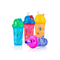 NUBY VASO ANTIDERRAME CON SORBETE 270 ML VARIOS COLORES 9693IP +12M - comprar online