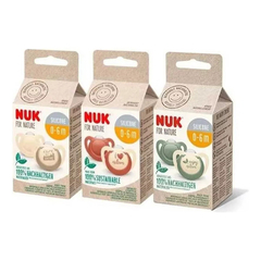 NUK SET DE 2 CHUPETES FOR NATURE 0-6M+