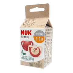 NUK SET DE 2 CHUPETES FOR NATURE 0-6M+ - comprar online