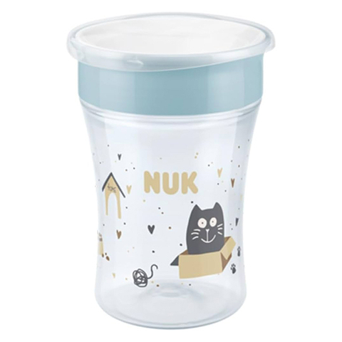 NUK VASO EVOLUTION MAGIC CUP LIMITED EDITION CATS & DOGS x 230 ML 8M+