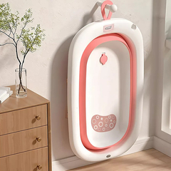 OK BABY BAÑERA PLEGABLE CON TERMOMETRO Y ANTIDESLIZANTE MIA ROSA - comprar online