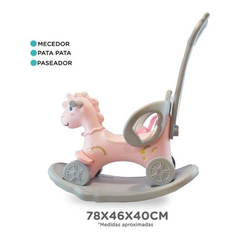 OK BABY UNICORNIO MECEDOR 3 EN 1 ROSA +6M