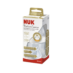 NUK MAMADERA NATURE SENSE 150 ML 0-6 M BLANCA N0743729