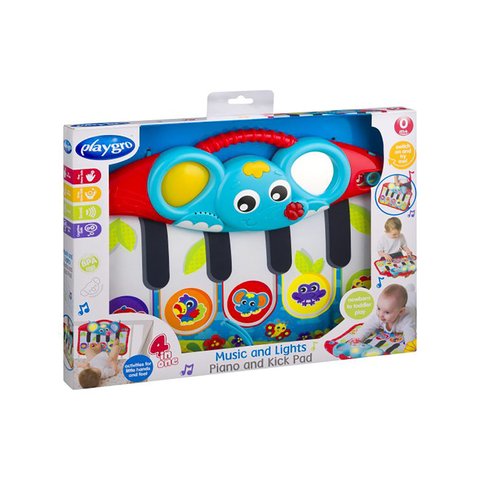 PLAYGRO PIANO MUSICAL MUSIC AND LIGHT PIANO AND KICK PAD +0M DISCONTINUO DEFECTOS DE PACKAGING