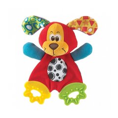 PLAYGRO SONAJERO DE MANO POOKIE PUPPY TEETHING BLANKIE 183155 +3M