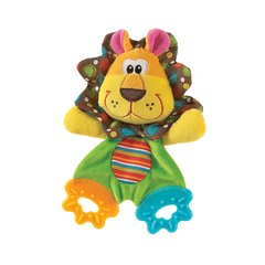 PLAYGRO SONAJERO DE MANO ROARY LION TEETHING BLANKIE 183152 +3M - comprar online