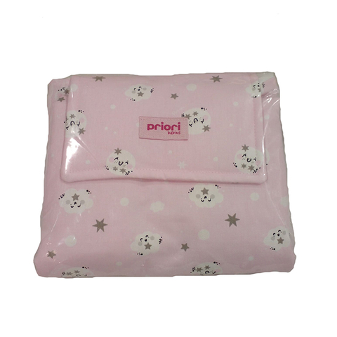 PRIORI CAMBIADOR ESTAMPADO GABARDINA ROSA NUBES CF9001-2