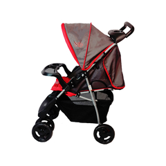 BABYONE COCHE LITE RIDER URBAN GRIS ROJO - comprar online