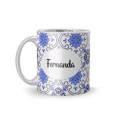 Caneca tema azulejo português