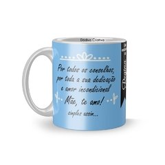 Caneca mãe te amo, simples assim