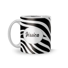 Caneca zebrinha