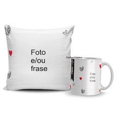 Kit almofada e caneca meu amor por você bate todos os recordes - comprar online