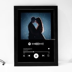 Quadro Nossa Música com QR Code Spotify na internet