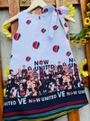 Vestido Now United modelo Bruna infantil