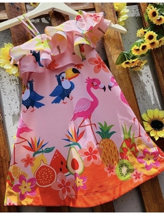 Vestido de flamingo adulto 2025