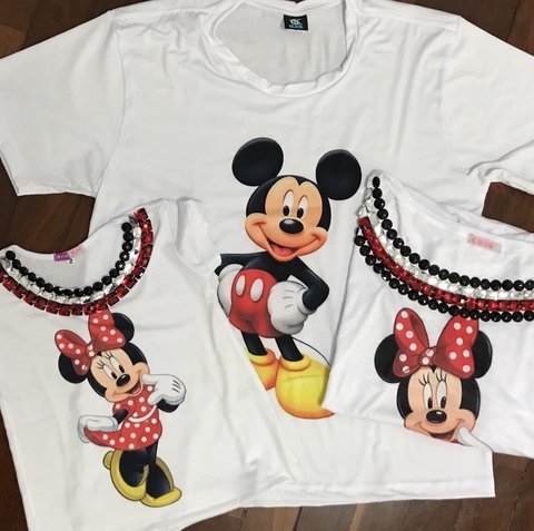Camisa mae hotsell e filho mickey