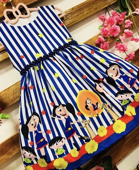 Vestido da luna mae e filha 2025