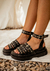 Sandalias Gaia Negras