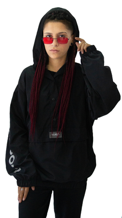 ANORAK BLACK REFLEX