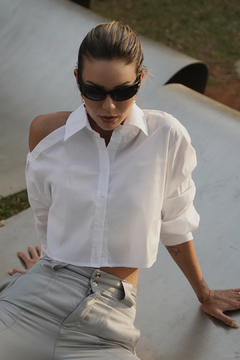 Camisa Cropped Cut Out - comprar online