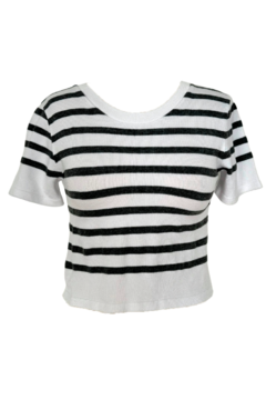 Imagen de Blusa Trico Listrada Navy