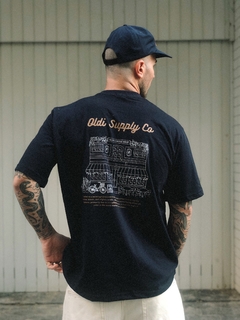 T SHIRT COFFESHOP NAVY - OLDI na internet