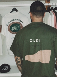 T SHIRT MOUNTAIN GREEN - OLDI na internet