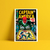 Metalposter Vintage Comic - Capitan America