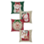 Capa de Almofada Boneco de Neve Vermelho e Verde - comprar online
