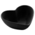 Bowl Coração Cerâmica Heart Preto - comprar online