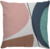 Capa de Almofada Moderna Rosa e Azul