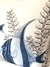 Capa de Almofada Náutica Peixe Azul e Branco - comprar online