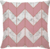 Capa de Almofada Rosa Marble Chevron