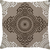 Capa de Almofada Mandala Bege e Marrom