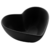 Bowl Coração Cerâmica Heart Preto - AM HOME DECOR