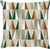Capa de Almofada em Suede Tumbrl Terracota/Verde