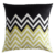 Capa de Almofada Mini Chevron Amarelo e Preto