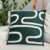Kit de Capas de Almofadas Luxo Bege e Verde Bordadas - comprar online