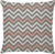 Capa de Almofada Mini Chevron Rosa e Cinza