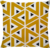 Capa de Almofada Prisma Mostarda